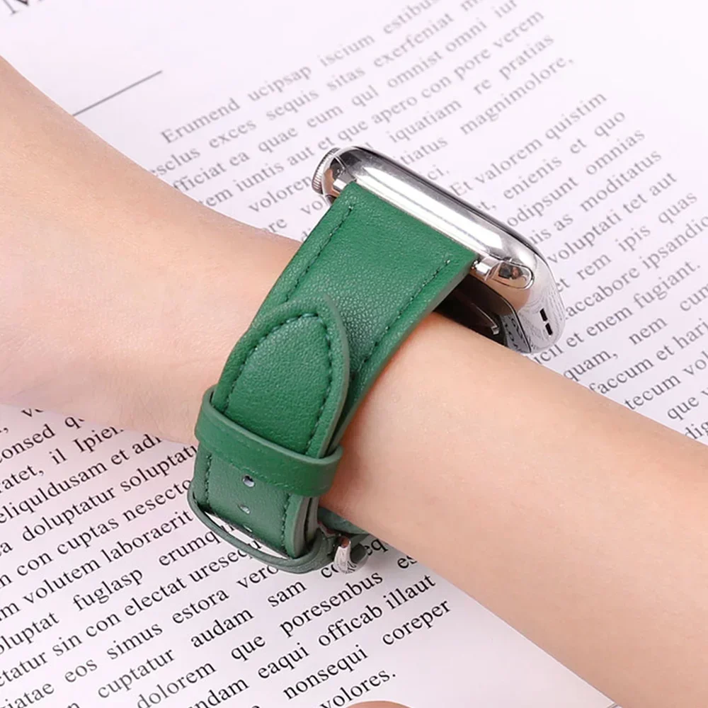 Leather Watch band for Apple W - Smartwatch Apple Watches For Men บทวิจารณ์และราคา