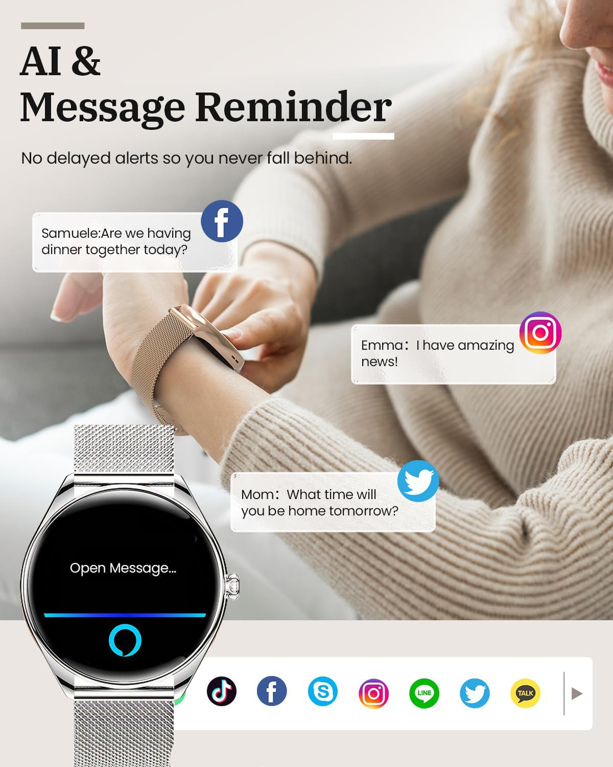 gift Smartwatch Original New M - Smartwatch Watches Gift For Women บทวิจารณ์และราคา