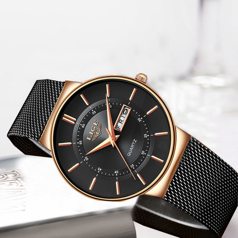 LIGE Women Watches Luxury Bran - Waterproof Diving Watch บทวิจารณ์และราคา