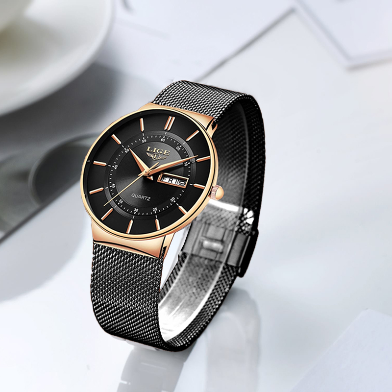 LIGE Women Watches Luxury Bran - Waterproof Diving Watch บทวิจารณ์และราคา