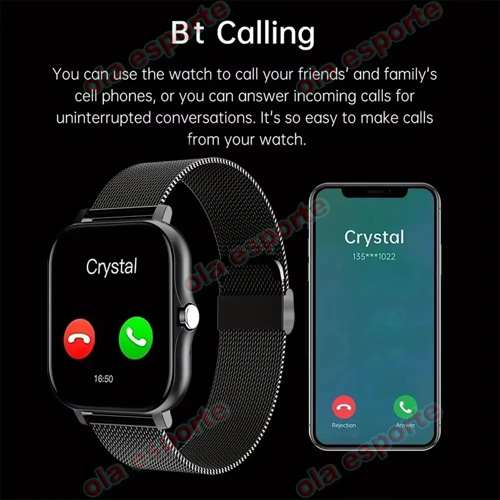 Smart watch wireless calling/d - Smartwatch Iphone Watch For Men บทวิจารณ์และราคา