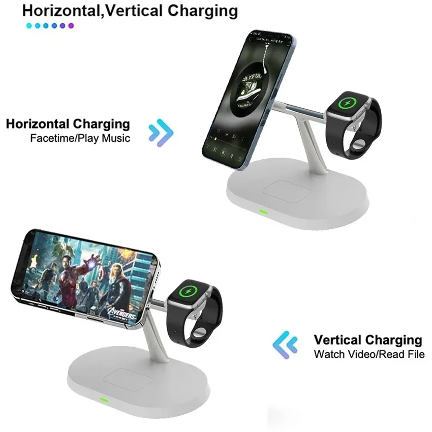 Magnetic Wireless Charger Stan - Smartwatch Watches For Iphone บทวิจารณ์และราคา