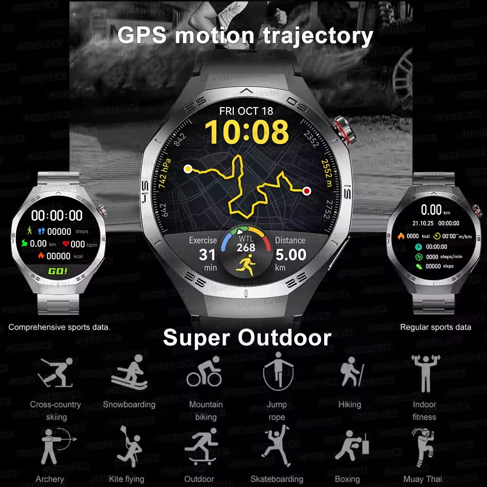 Original GS5 Pro GPS Sports IP - Smartwatch Watches Gift For Women บทวิจารณ์และราคา