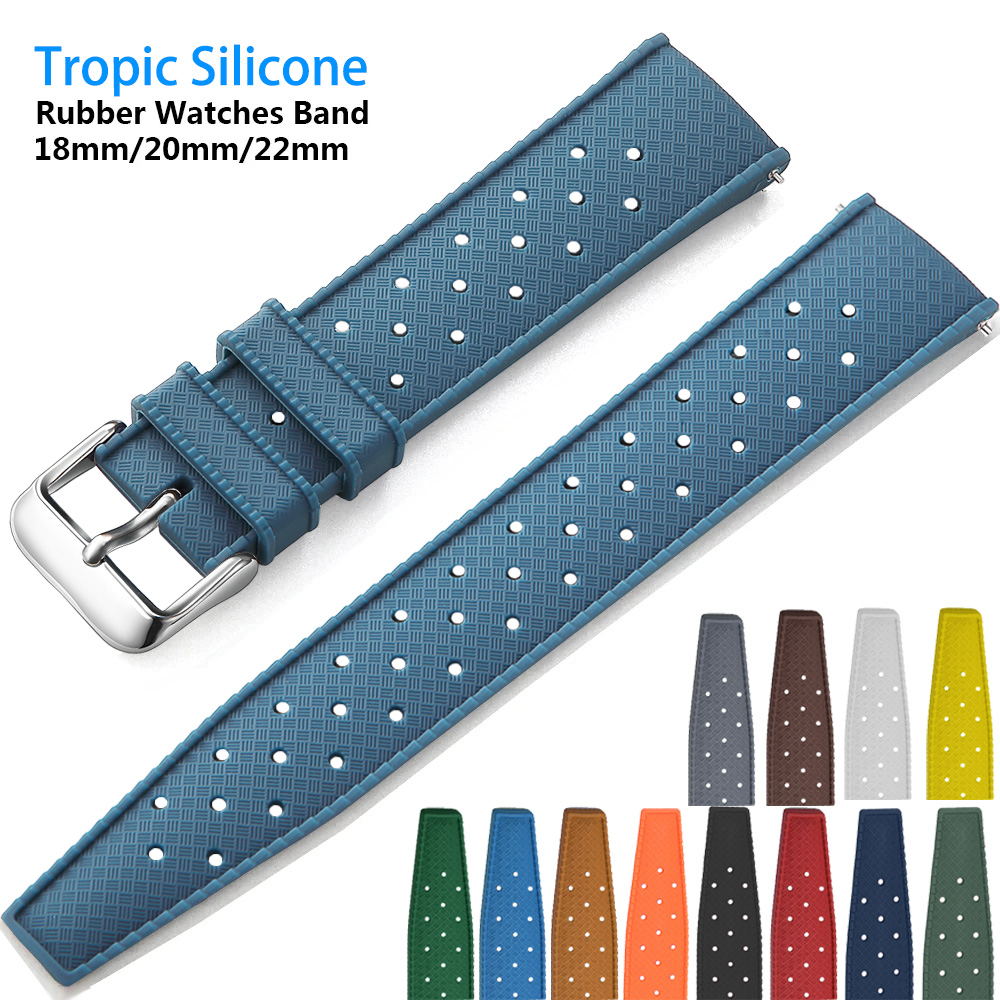 Tropical Silicone Watch Band Q - Seiko Watches Smartwatch บทวิจารณ์และราคา