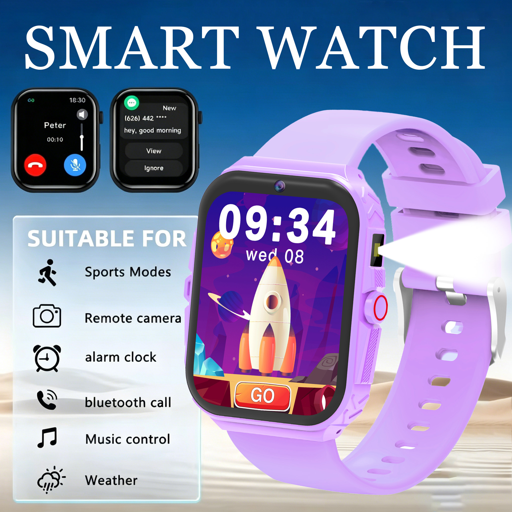 2025 New Smart Watch For Child - Smartwatch Watches Gift For Girls บทวิจารณ์และราคา
