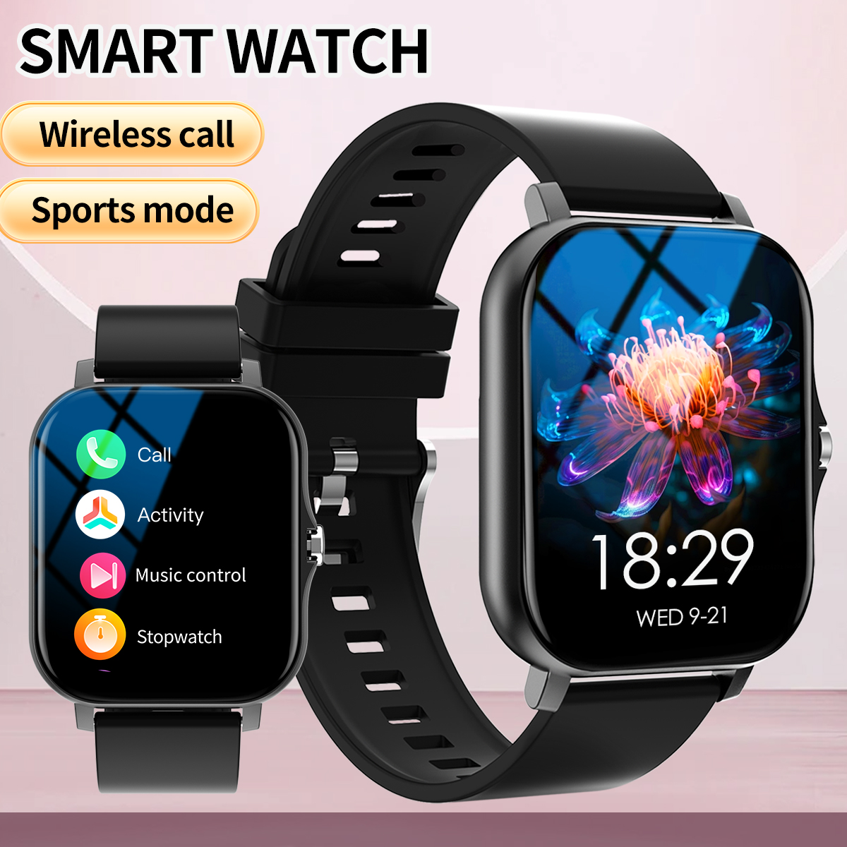 Smart watch, call, message rem - Smartwatch Iphone Watch For Men บทวิจารณ์และราคา