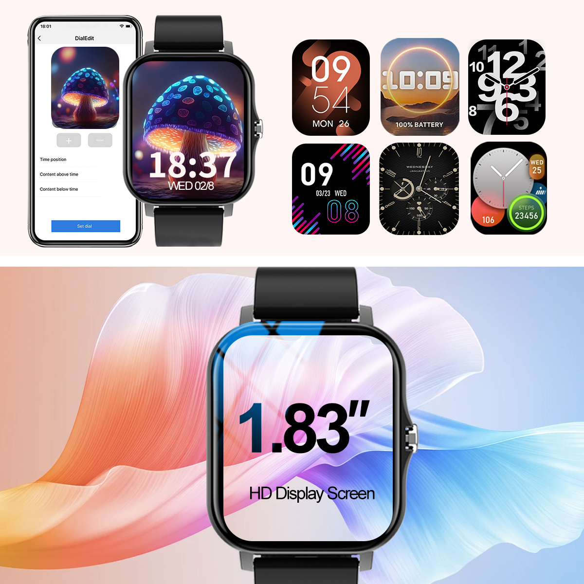 Smart watch, call, message rem - Smartwatch Iphone Watch For Men บทวิจารณ์และราคา