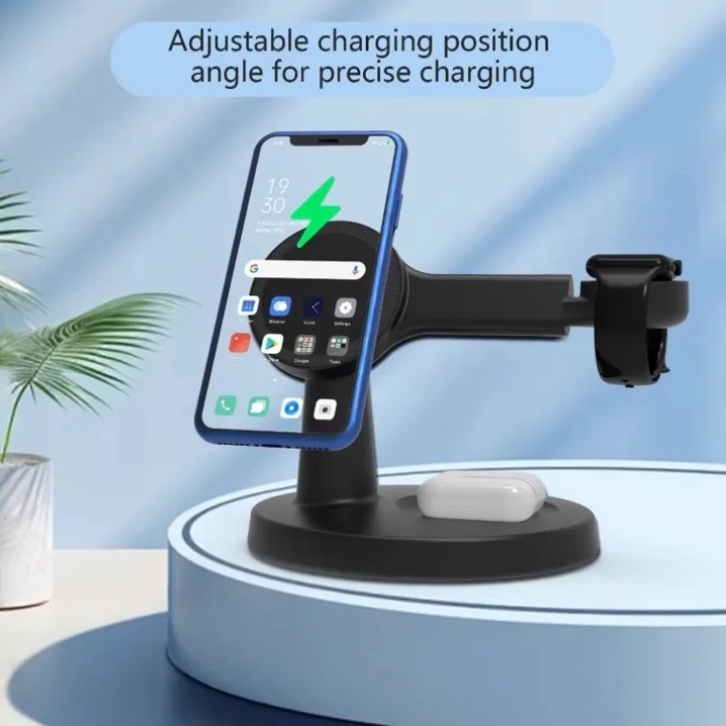 Wireless 3 In 1 Magnetic Charg - Smartwatch Watches For Iphone บทวิจารณ์และราคา