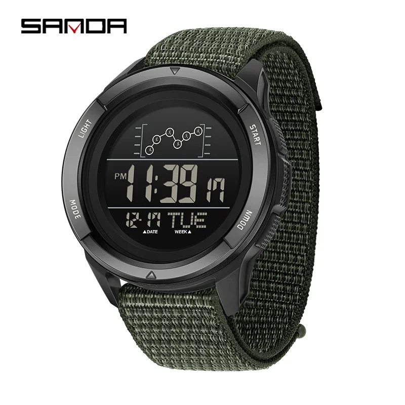 SANDA Military Sport Man Watch - Tide Watch Surf บทวิจารณ์และราคา