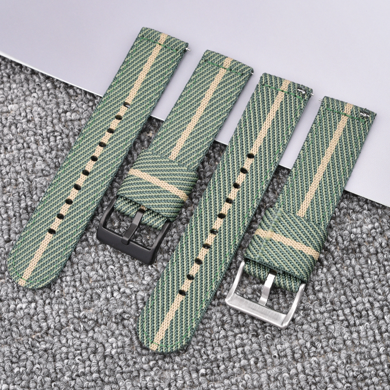 Woven Nylon Strap 18mm 20mm 22 - Nato Strap Nylon บทวิจารณ์และราคา