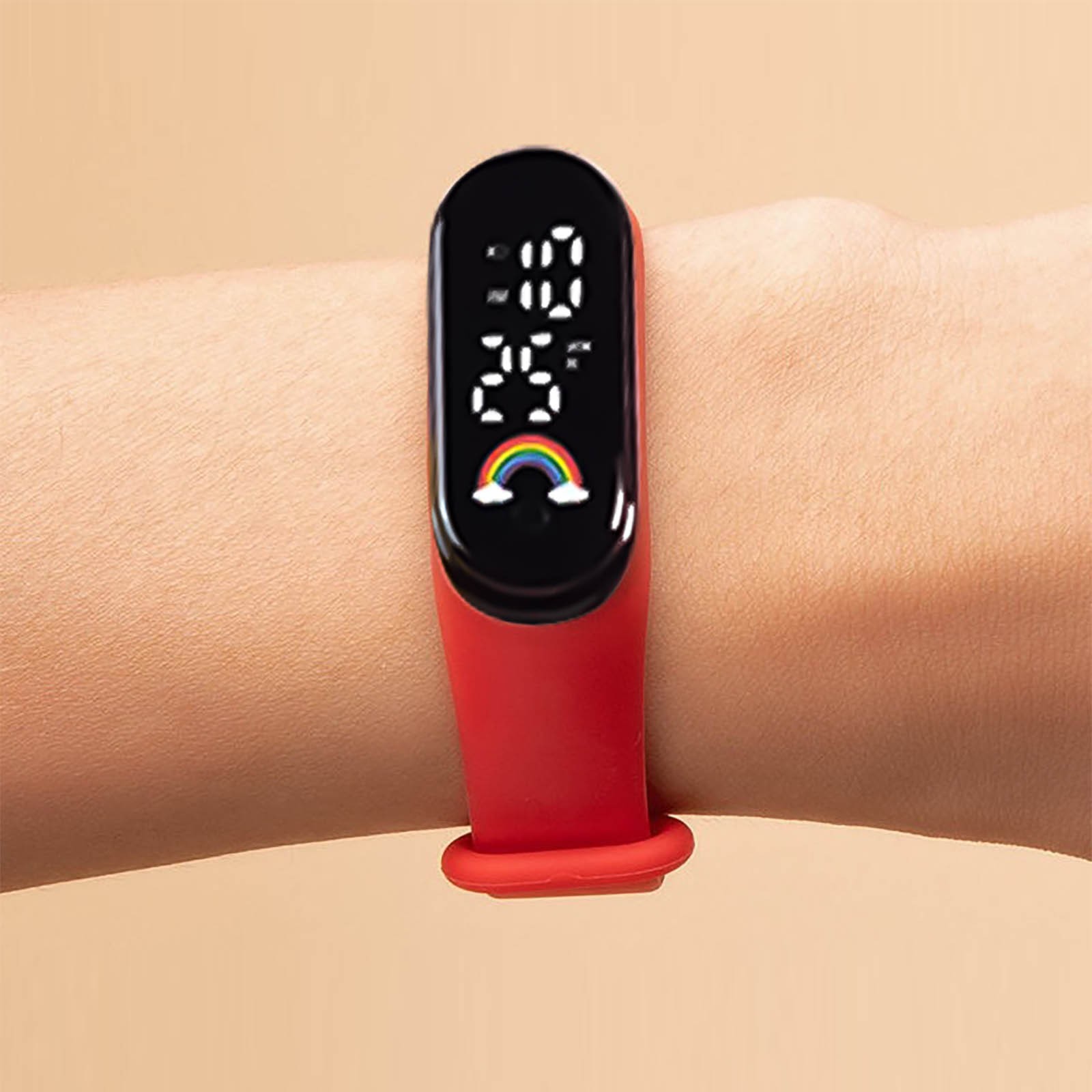 Multicolor Children Smart Watc - Smartwatch Digital Watches For Kid Girl บทวิจารณ์และราคา