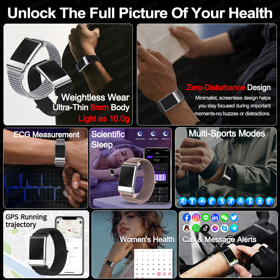 Men's ECG Health Smart Watch B - Smartwatch Watches Gift For Women บทวิจารณ์และราคา