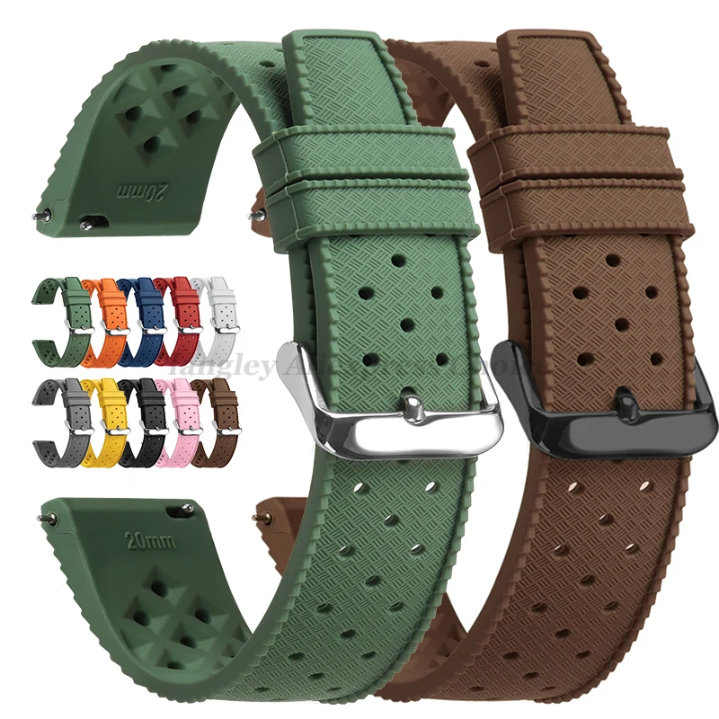 Tropical Silicone Watch Band Q - Seiko Watches Smartwatch บทวิจารณ์และราคา