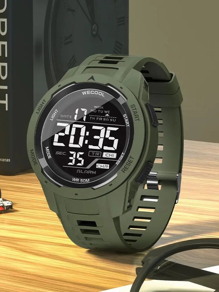 WECOOL Brand Sport Digital 50M - Tide Watch Surf บทวิจารณ์และราคา
