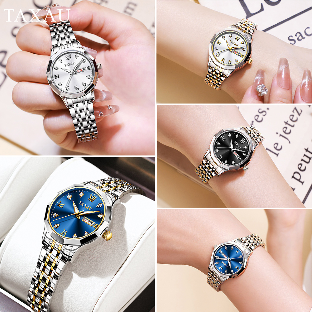 OLEVS Fashion Golden Watch for - Waterproof Diving Watch บทวิจารณ์และราคา