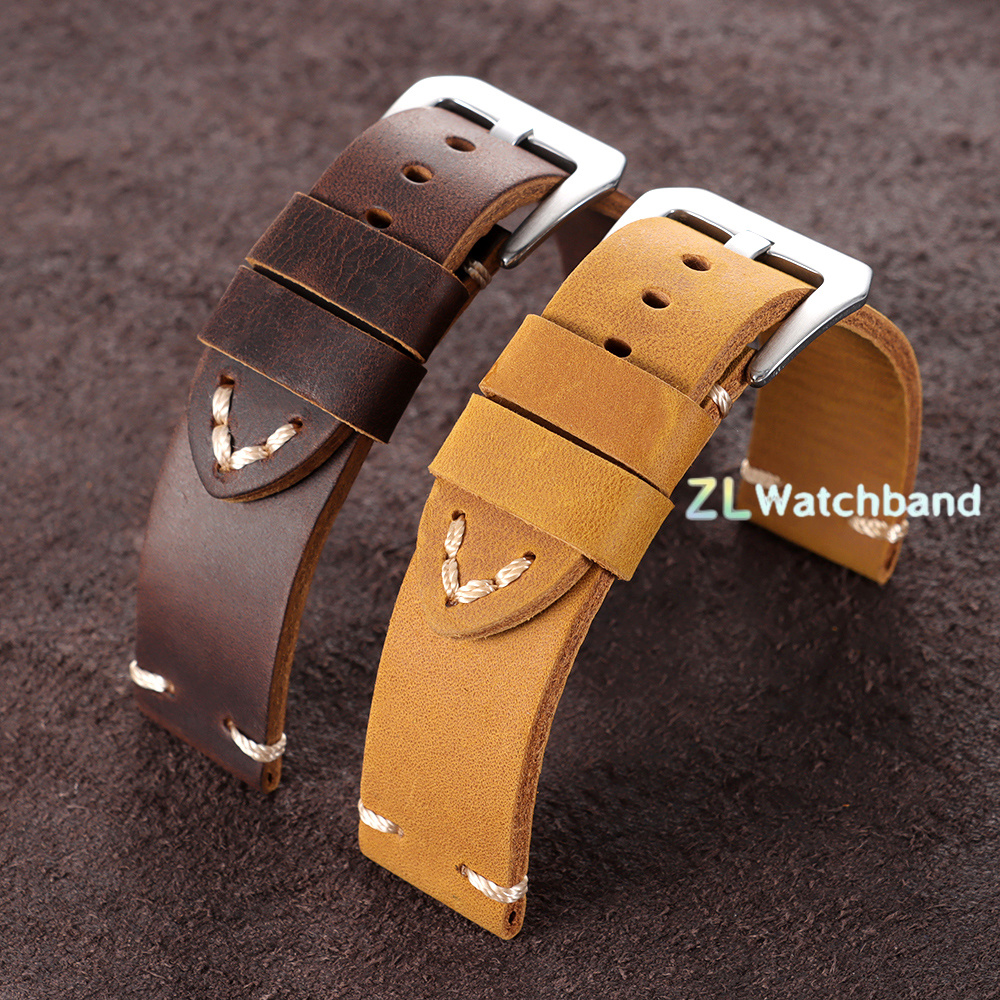 Vintage Cowhide Watch Band 18m - Seiko Watches Smartwatch บทวิจารณ์และราคา