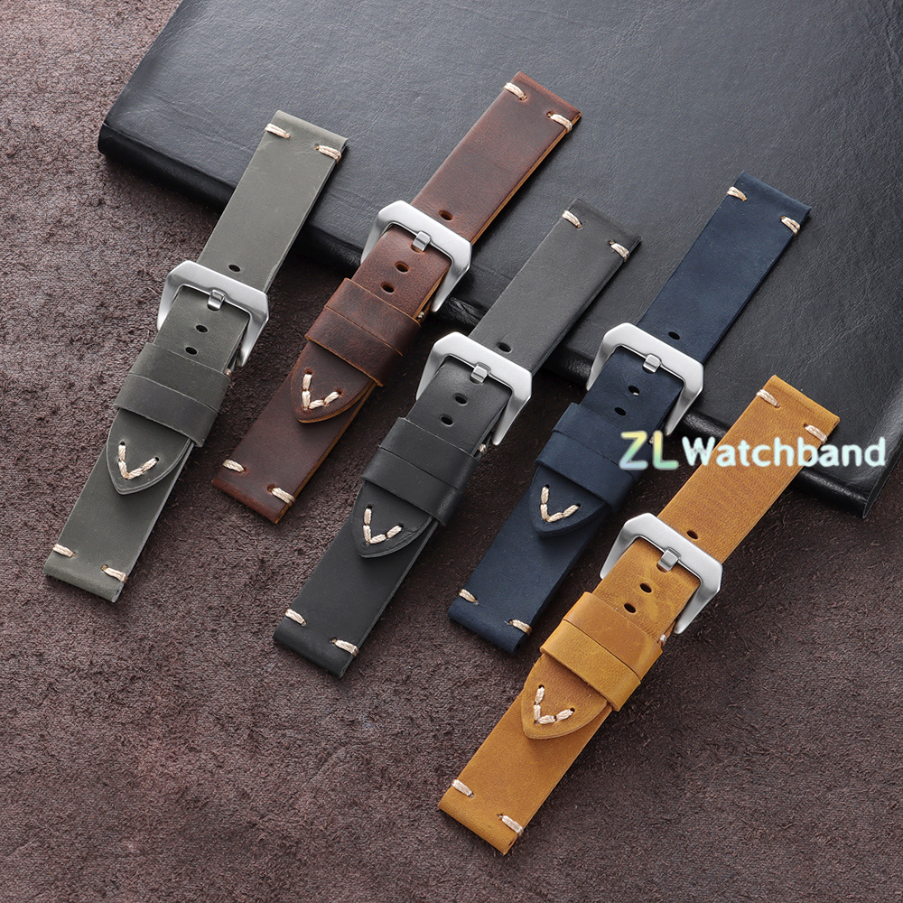 Vintage Cowhide Watch Band 18m - Seiko Watches Smartwatch บทวิจารณ์และราคา