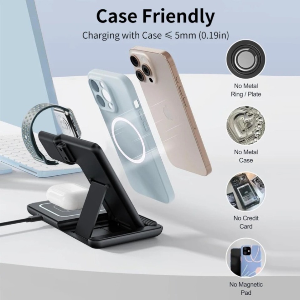 Night LED Light 3 In 1 Wireles - Smartwatch Watches For Iphone บทวิจารณ์และราคา