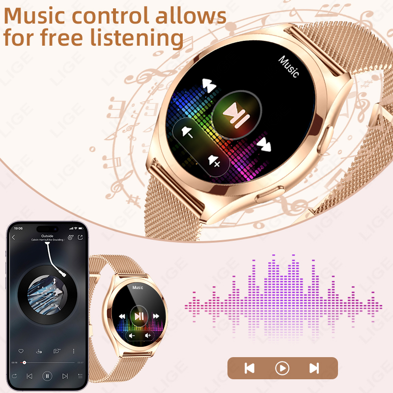 LIGE Luxury Smart Watch For Wo - Smartwatch Watches Gift For Women บทวิจารณ์และราคา