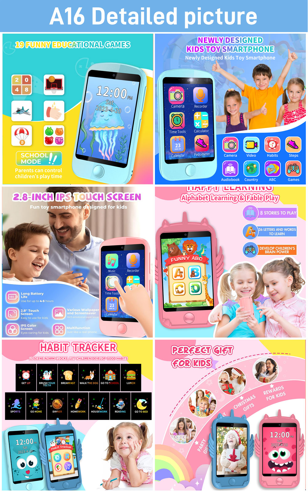 2G 4G Kids Smart Watch Phone G - Smartwatch Watches Gift For Girls บทวิจารณ์และราคา