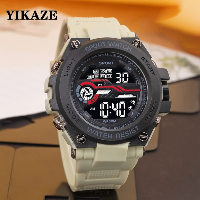 YIKAZE Men's Sports Watch Wate - Tide Watch Surf บทวิจารณ์และราคา