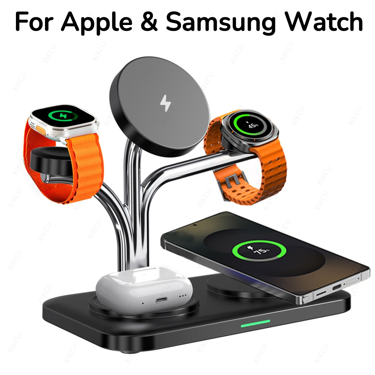 5 IN 1 Magnetic Wireless Charg - Smartwatch Watches For Iphone บทวิจารณ์และราคา