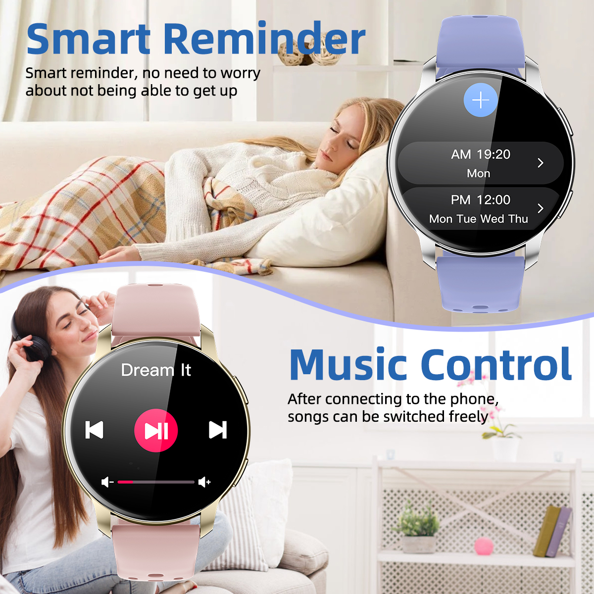 2026 New Smart Watch for Andro - Smartwatch Watches Gift For Women บทวิจารณ์และราคา