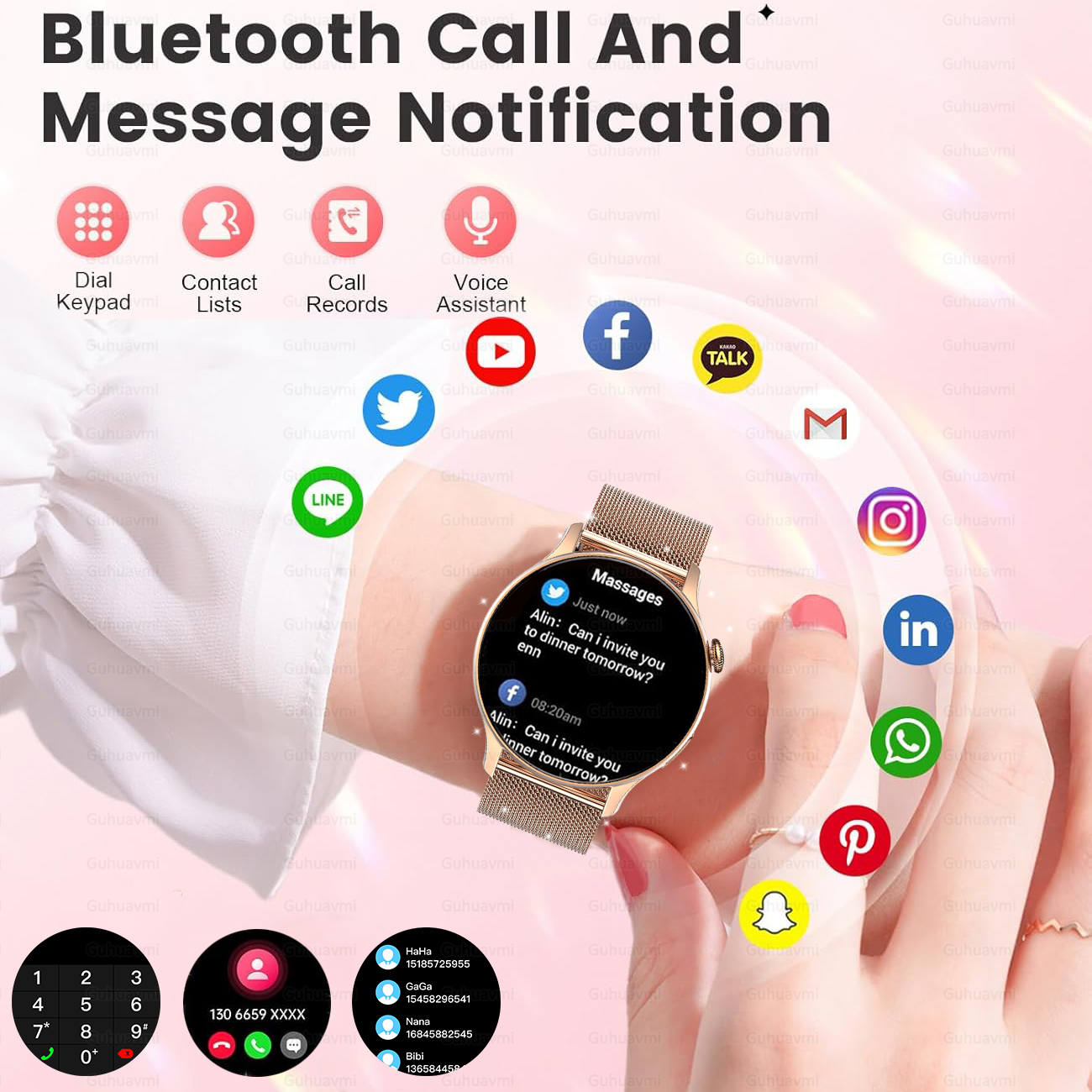 2026New Smart Watch Women Cust - Smartwatch Watches Gift For Women บทวิจารณ์และราคา