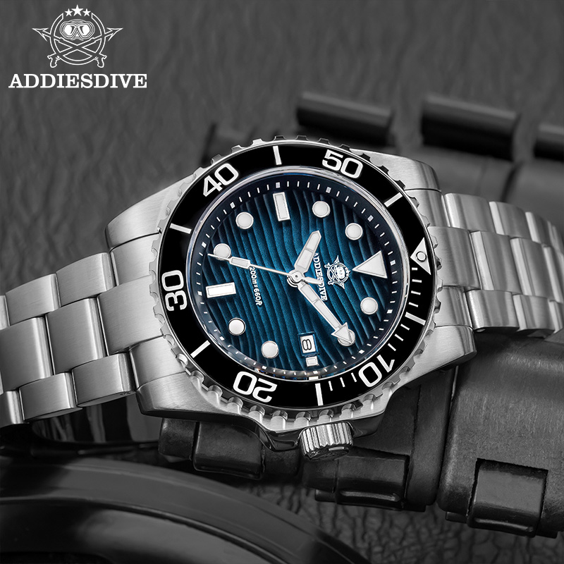 ADDIESDIVE Men's 2115 Quartz W - Waterproof Diving Watch บทวิจารณ์และราคา