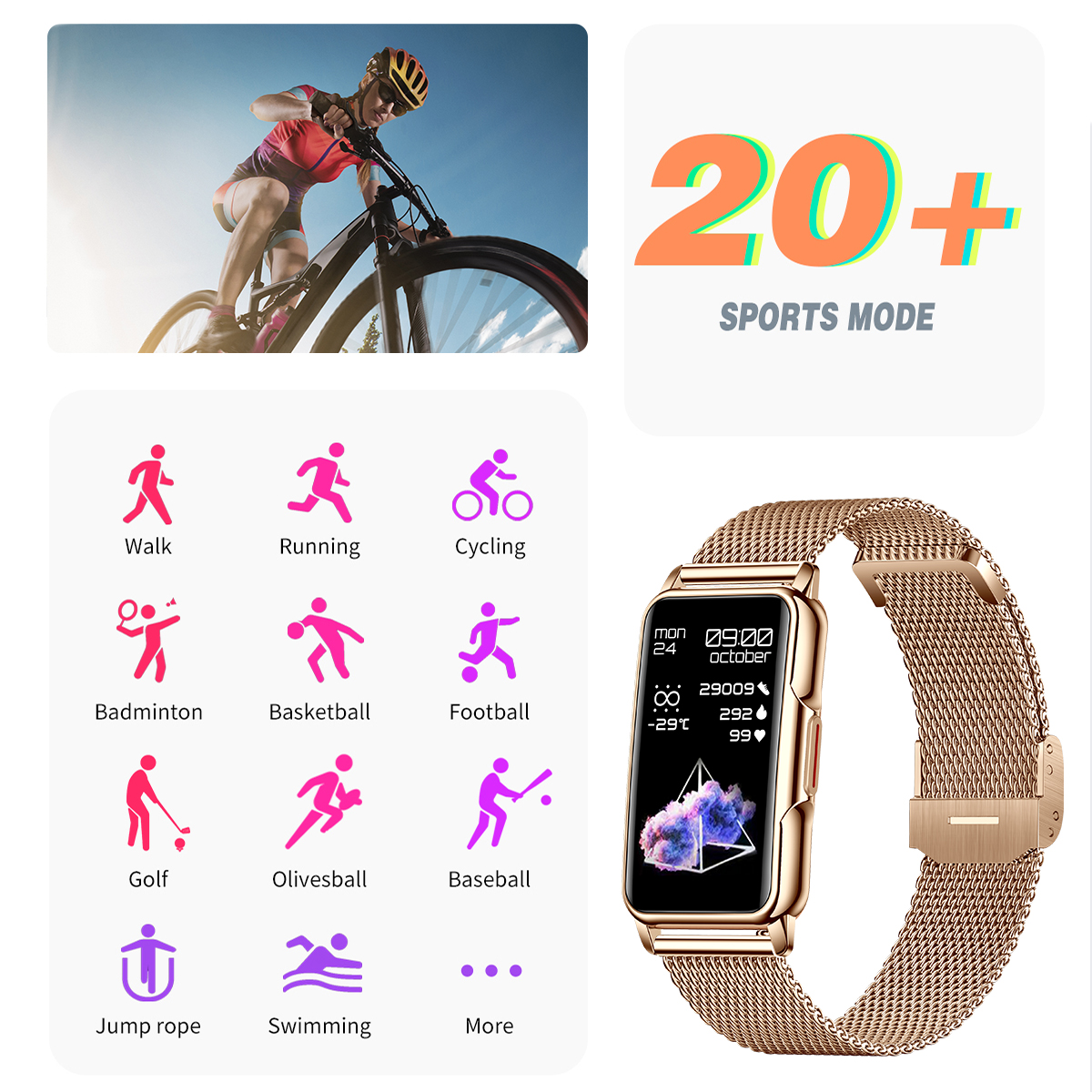 LIGE Smart Watch Men Women Fit - Smartwatch Watches With Bluetooth บทวิจารณ์และราคา