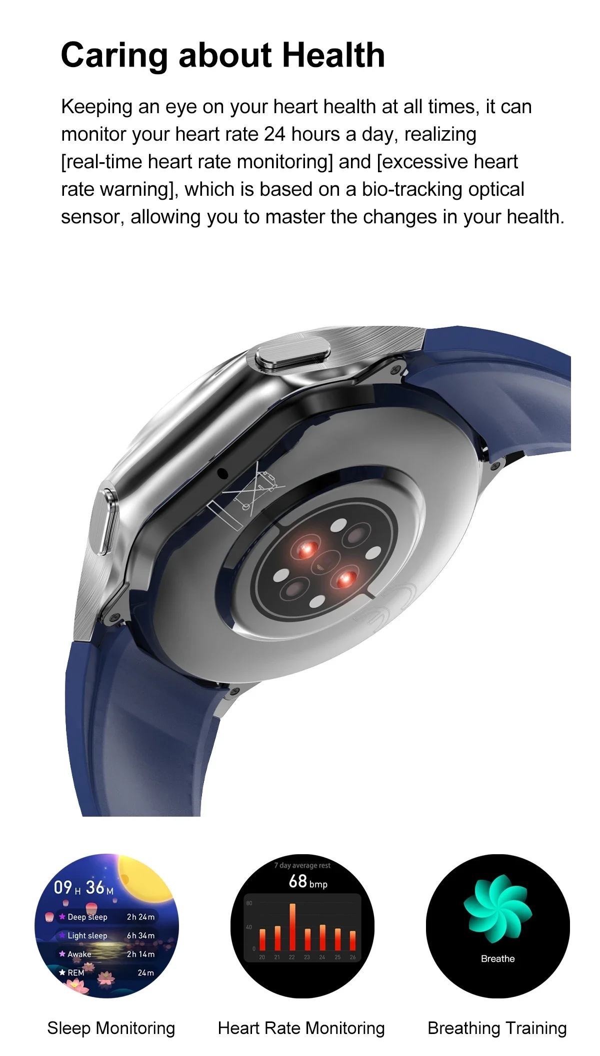 1.43 inch Big Screen Men Women - Watch Watch Xs บทวิจารณ์และราคา