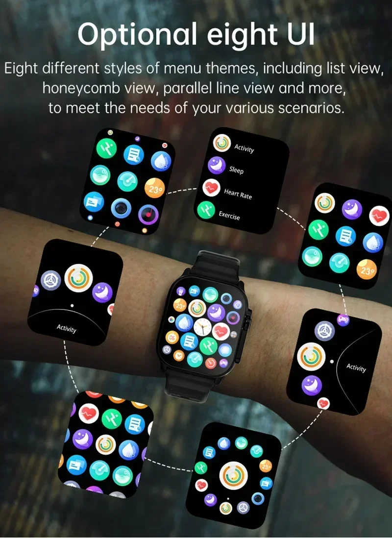 2026 New Smart Watch T900 U2 W - Smartwatch Watches With Bluetooth บทวิจารณ์และราคา
