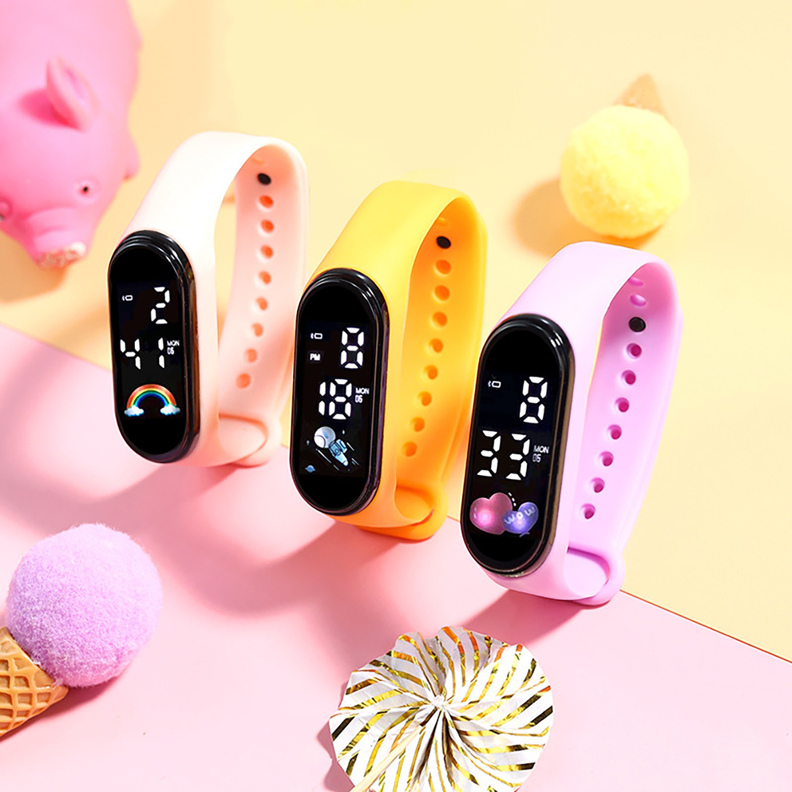 Children Watch Birthday Gift F - Smartwatch Digital Watches For Kid Girl บทวิจารณ์และราคา