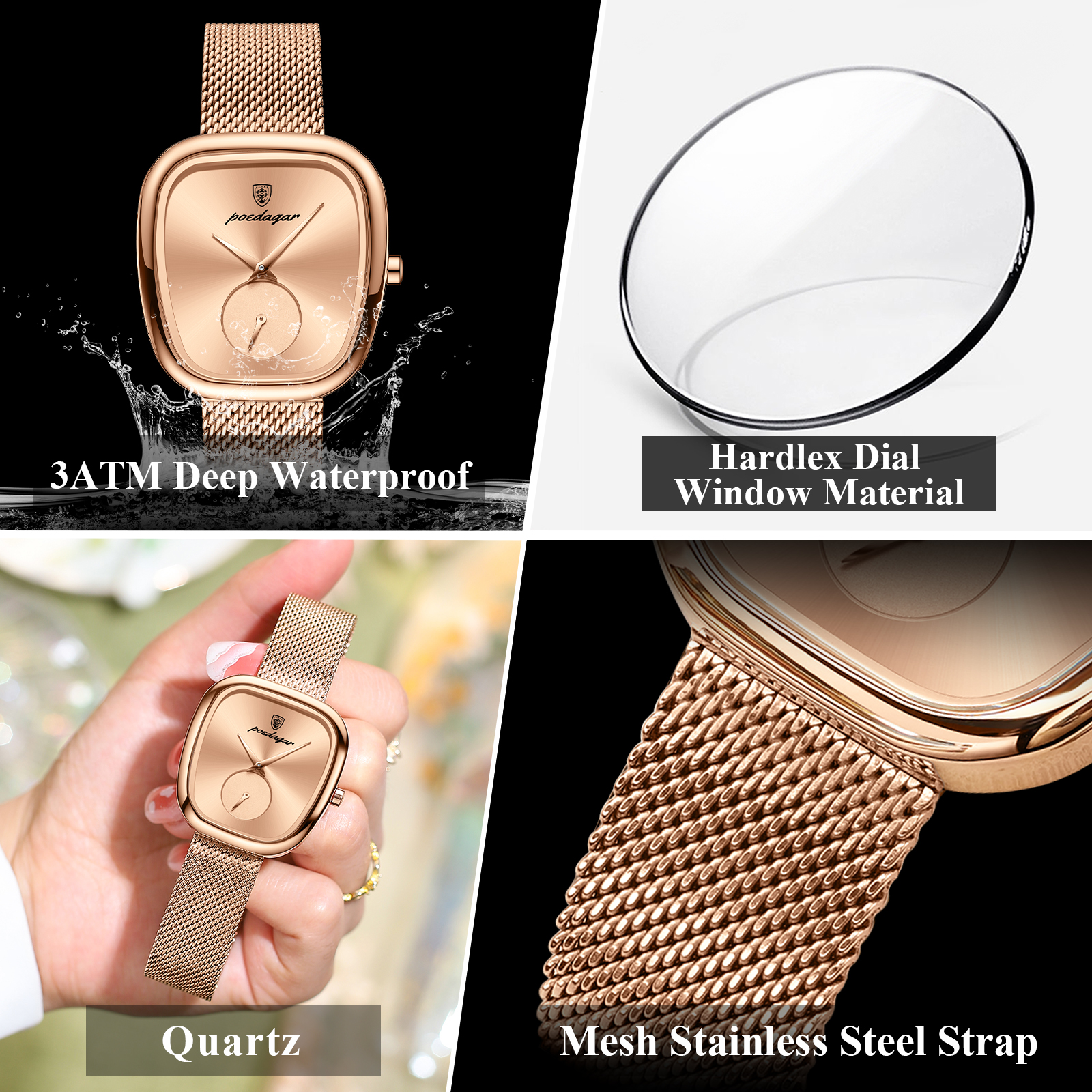 POEDAGAR Luxury Brand Woman Wa - Waterproof Diving Watch บทวิจารณ์และราคา