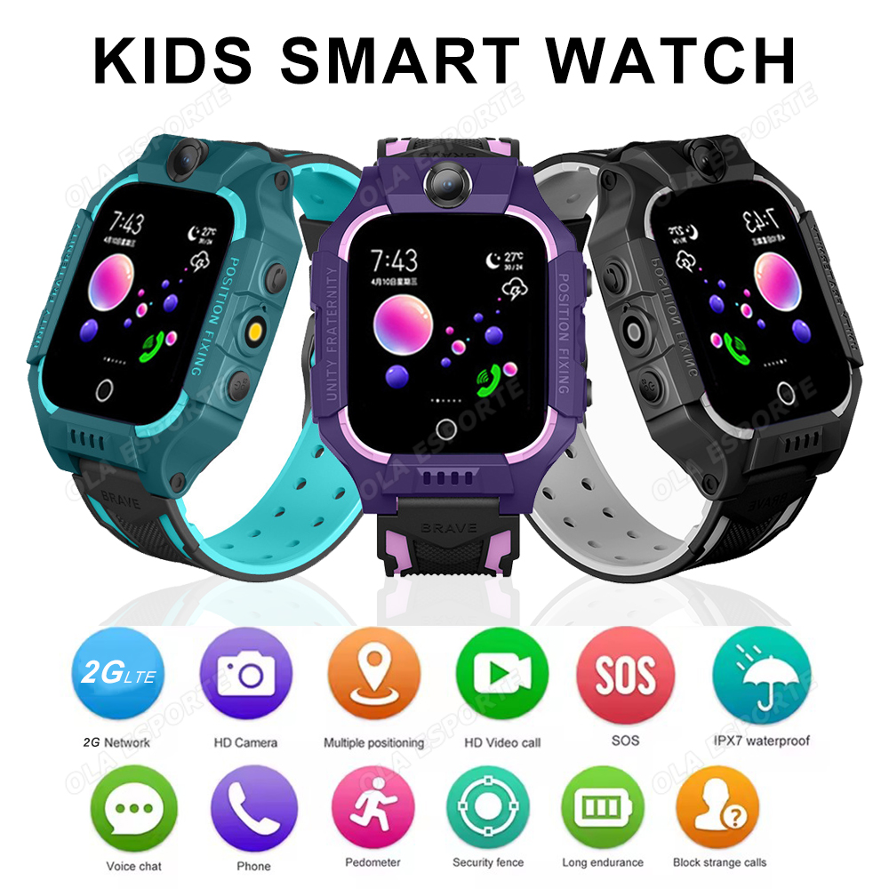 Kids Smart Watch SIM Card GPS  - Smartwatch Watches For 12 Year Old Boy บทวิจารณ์และราคา