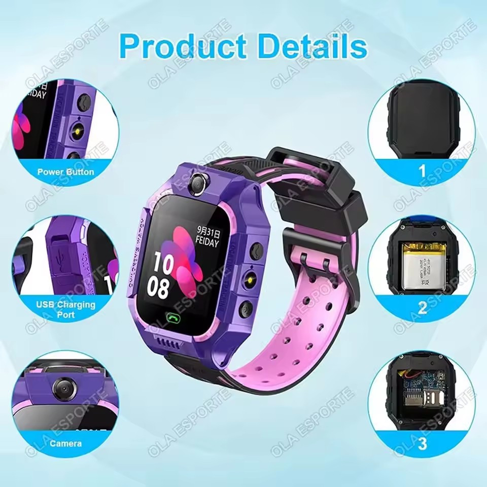 Kids Smart Watch SIM Card GPS  - Smartwatch Watches For 12 Year Old Boy บทวิจารณ์และราคา